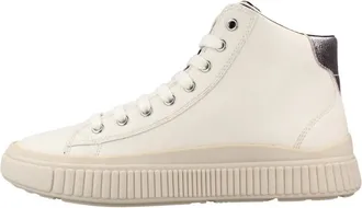 Geox J Laquinny Girl - Dames - Sneakers - Wit - 36 EU - Leer - Schoenen