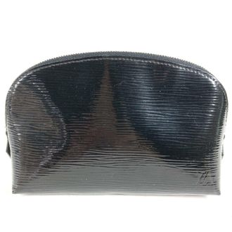 Louis Vuitton Epi Electric Black Noir Pochette Pouch (Pre-Owned)