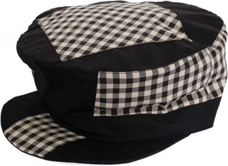 Nicholas Daley Patchwork Tam Oshanter Hat In Black/ecru