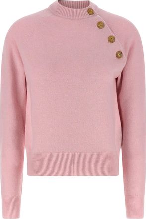Balmain Cashmere Sweater Maglioni Rosa-Donna