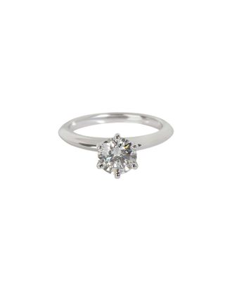 Tiffany & Co. Tiffany Solitaire Platinum Engagement Ring (Authentic Pre-Loved)
