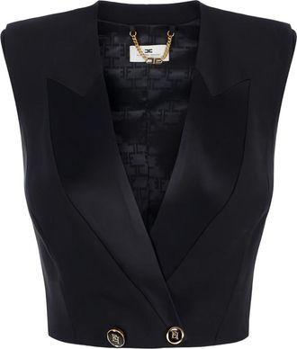 Elisabetta Franchi Jackets Blacks And Greys