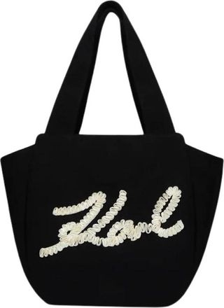 Karl Lagerfeld Karacke Handtas - Dames - Shoppers - Zwart - ONE Size - Tassen