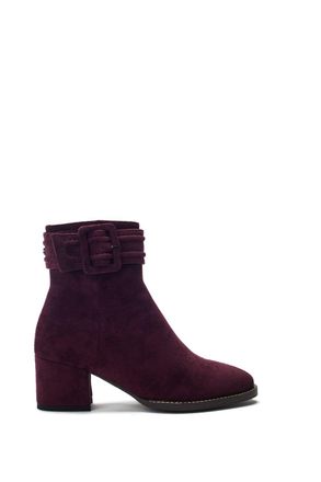 Moda in Pelle Moda in Pelle Womens Pacina Burgundy Boots Faux Leather - Size EU 36