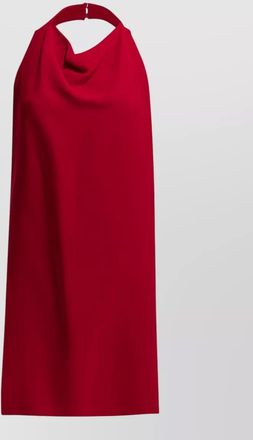 Valentino cady couture halter neck sleeveless dress