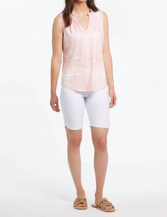 Tribal Flatten It Pull On Long Shorts In White