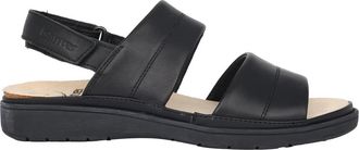 Ganter Sandaal smalle pasvorm - Dames - Sandalen - Zwart - 41 EU - Leer - Schoenen