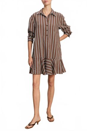 Veronica Beard Azriel Dress In Dark Mocha