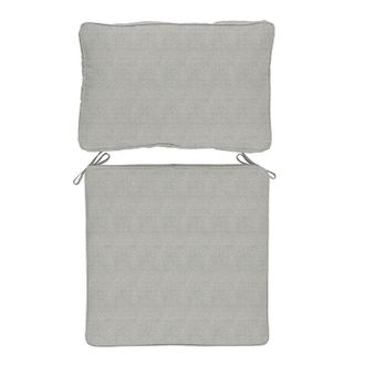 Ballard Designs Replacement Seat and Back Cushion with Zipper - 26x42 - Box Edge, Oxford Stripe Fern - Ballard Designs
