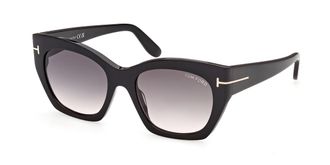 Tom Ford FT1422 JONI-02 01B Womens Sunglasses Black Size 54
