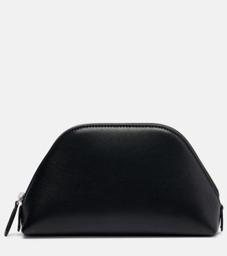 The Row Devon Mini leather clutch