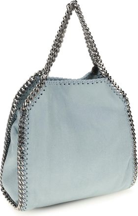 Stella McCartney Womens Handbag Falabella Mini Ice Blue Polyester Handbags Hand Bags