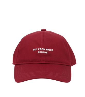 Dr&ocirc;le de Monsieur Red Logo Baseball Cap