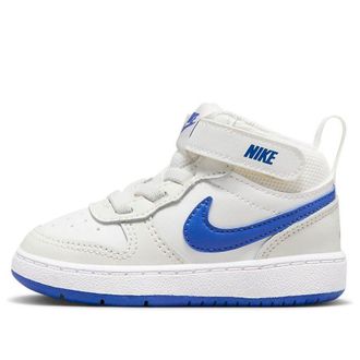 Nike (TD) Nike Court Borough Mid 2 White Royal Blue CD7784-113