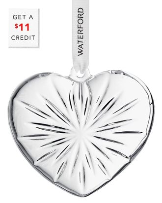 Waterford Heart Ornament With $11 Credit