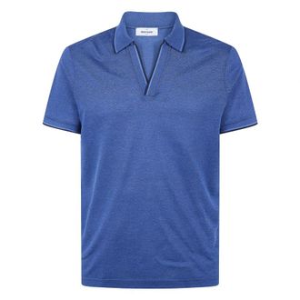 Gran Sasso Polo Hemden - Heren - Tops - Blauw - Maat: 3XL