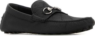 Gucci Mens Driver Loafer Black Leather
