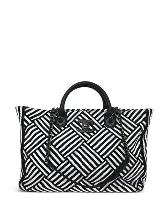 Chanel 2016-2017 kleine New Deauville 2way shopper - Wit