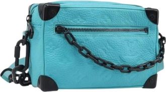 Louis Vuitton Pre-owned Vintage Crossbody Bag - Dames - Vintage Schoudertas - Blauw - ONE Size - Vintage