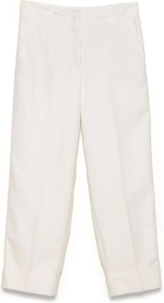 Akris Pantaloni con design conico - Bianco