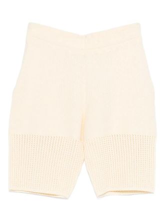 Homme Plissé Issey Miyake knitted shorts - Beige