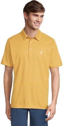 Chubbies The Sundial (Range Polo) Mens Clothing Gold - Plaid : 2XL, Polyester/Spandex