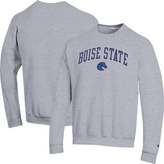 Champion Mens Champion Heather Gray Boise State Broncos Arch Over Logo Pullover Sweatshirt at Nordstrom, Size Xx-Large