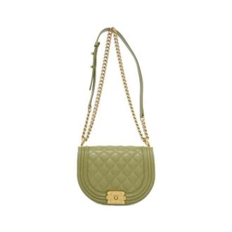 Chanel Pre-owned Vintage Schoudertas - Dames - Pre-owned - Groen - Maat: ONE Size Leer