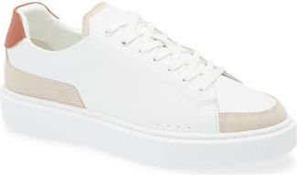 BOSS Colyn Sneaker in White/Brown at Nordstrom Rack, Size 11Us / 10Uk