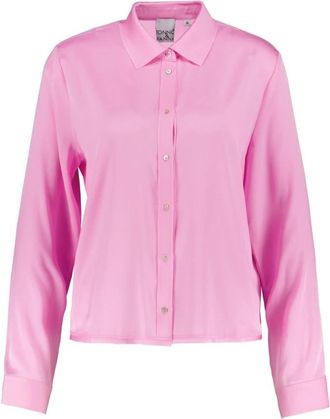 Emily van den Bergh Blousehemd met 3/4 mouwen - Dames - Overhemden - Roze - S - Overhemden