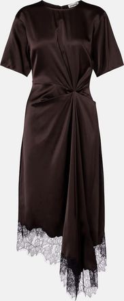 Staud Vestido midi Sonoma en mezcla de seda