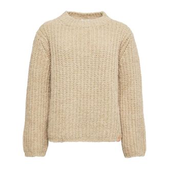 Lind Kaffetid - Dames - Truien - Beige - Maat: S/M Wol