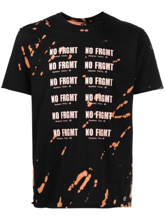 Stain Shade T-shirt con effetto schiarito x Hiroshi Fujiwara - Nero