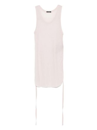 Ann Demeulemeester Boris gerimpeld bijgesneden tanktop