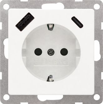 SIEMENS Enchufe Siemens Delta I-system 2 Puertos Usb 18w