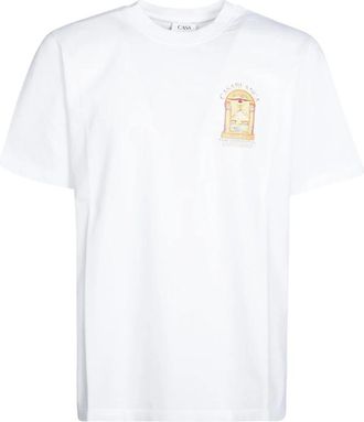 Casablanca Hermons Mirage-print T-shirt