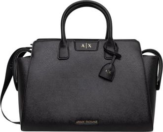 A|X Armani Exchange Shopper Tas - Dames - Handtassen - Zwart - ONE Size - Leer - Tassen