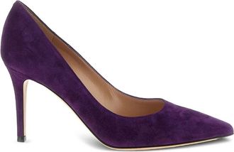 Gianvito Rossi 85 mm stiletto pumps met puntige neus - Paars