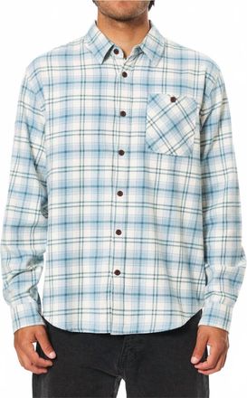 KATIN Derek Flannel Shirt In Vapor Gray