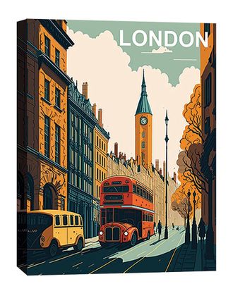 Fairchild Paris Retro Travel Poster - London Wall Art