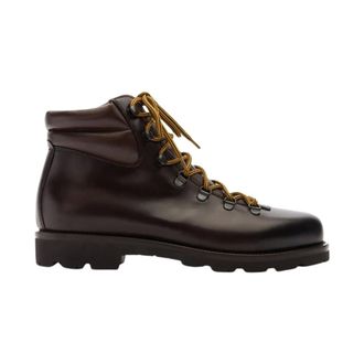 Scarosso Lace-up Boots, male, Brown, Size: 10 1/2 US Edmund Boot