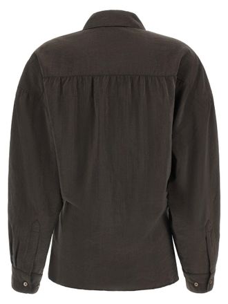 Christophe Lemaire Twisted Shirt - charcoal