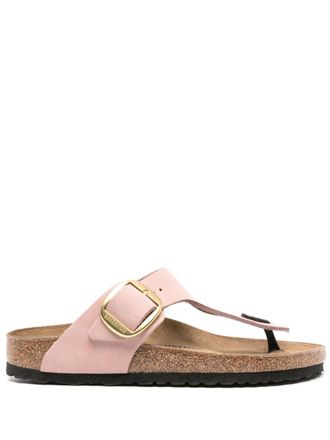 Birkenstock Gizeh su&egrave;de slippers - Roze