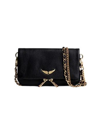 ショルダーバッグ・ポシェット Zadig & Voltaire Sunny Hobo Shoulder Bag - Leather - Black Zadig & Voltaire Zadig&voltaire Sunny Hobo Shoulder Bag In