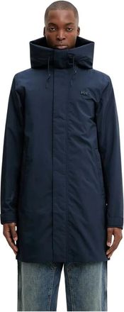 Helly Hansen Munich Ge&iuml;soleerde Regenjas - Heren - Outdoorjassen - Blauw - 2XL - Leer - Fitness