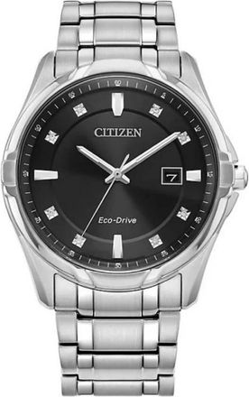 Citizen Classic Diamond Black Dial Mens Watch BM7500-51E