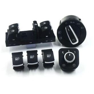 OEM El Conjunto De Botones Es Compatible Con Volkswagen Passat B6, B7, Cc, Eos, Jetta, Golf 5, 6, Tiguan, Touran - Crezuo
