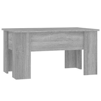 vidaXL Mesa De Centro Madera De Ingenier&iacute;a Gris Sonoma 79x49x41 Cm Vidaxl
