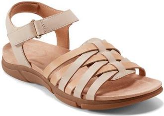 Easy Spirit Marlene Quarter Strap Sandal in Beige Multi at Nordstrom, Size 6.5