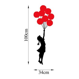 Asir Group LLC Accesorio Decorativo De Pared De Metal Accessory Negro Rojo